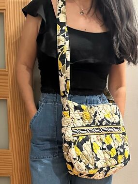 Vera Bradley Yellow Floral Crossbody Bag